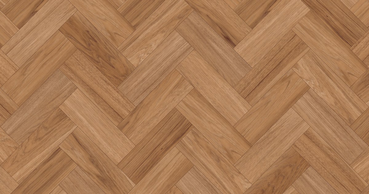Smoothbark Hickory in Small Parquet: Amtico Spacia LVT Design flooring